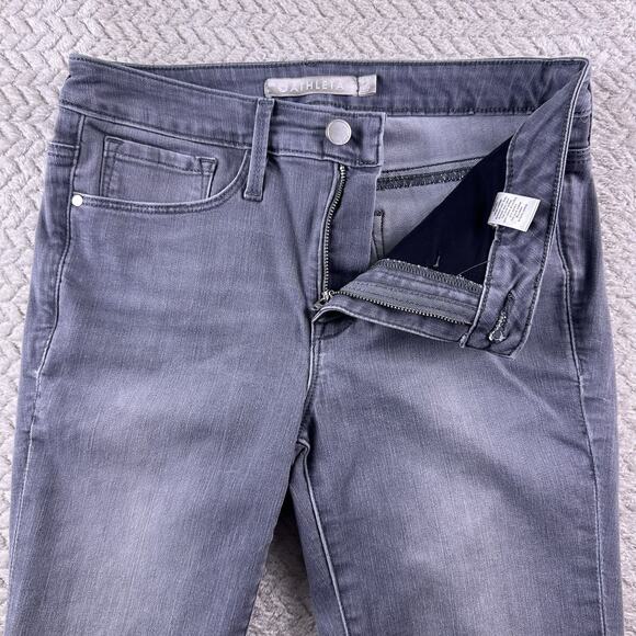 Athleta Jeans Womens 6 Skinny Sculptek Stretch Denim Casual Pockets Comfort Gray - Picture 3 of 15